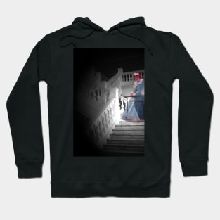 Ghostly lady on the staircase Hoodie